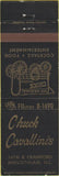 Matchbook Cover - Chuck Cavallini's Midlothian IL