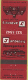 Matchbook Cover - Jardine's New Old Place Tinley Park IL