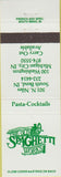 Matchbook Cover - The Old Spaghetti Works South Bend IN Michigan City