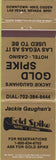 Matchbook Cover - Gold Spike Hotel Casino Las Vegas NV WEAR