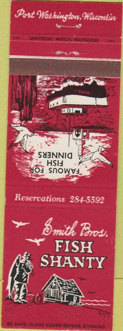 Matchbook Cover - Fish Shanty Port Washington WI