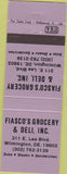 Matchbook Cover - Fiasco's Grocery Wilmington DE