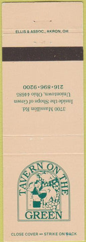 Matchbook Cover - Tavern on the Green Uniontown OH