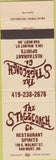 Matchbook Cover - The Stagecoach Van Wert OH
