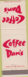 Matchbook Cover - Coffee Dan's Restaurant Los Angeles Phoenix Albuquerque