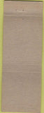 Matchbook Cover - Snow St Cafe Providence RI