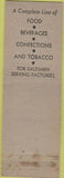 Matchbook Cover - Avalon Catering Co Los Angeles CA