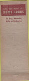 Matchbook Cover - Federal Home Loans Providence RI