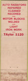 Matchbook Cover - Universal Metal Welding Buffalo NY