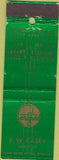 Matchbook Cover - Certified Stainless Steel ST Paul MN PW Casey