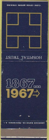 Matchbook Cover - Hospital Trust Rhode Island RI