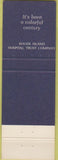 Matchbook Cover - Hospital Trust Rhode Island RI
