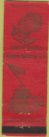 Matchbook Cover - US Marine Corps Iwo Jima POOR