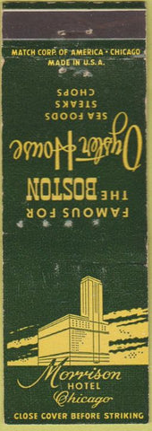 Matchbook Cover - Morrison Hotel Chicago IL WEAR