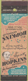 Matchbook Cover - Bill Hopkins' Rathskeller Philadelphia PA