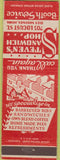 Matchbook Cover - Steven's Sandwich Shop Des Moines IA girlie