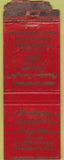 Matchbook Cover - Providence Springfield Dispatch RI POOR STRIKER