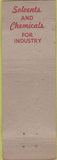 Matchbook Cover - Texas Solvents Chemicals Houston TX WEAR