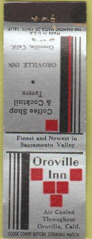 Matchbook Cover - Oroville Inn CA WEAR