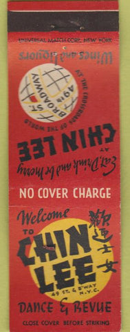 Matchbook Cover - Chin Lee New York City WEAR