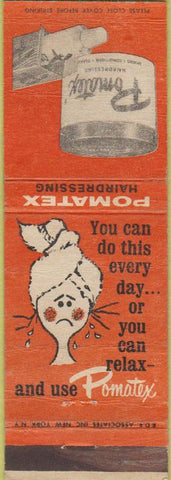 Matchbook Cover - Pomatex Women's Hair Products