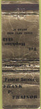 Matchbook Cover - Frank P Trainor Funeral Home Providence RI WORN