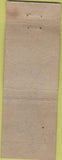 Matchbook Cover - Fleeting Wing oil gas Plaza Restaurant Gettysburg PA WEAR