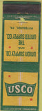 Matchbook Cover - USCO Union Supply Pittsburgh PA