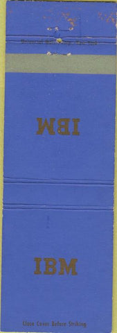 Matchbook Cover - IBM Computers International Business Machines