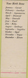 Matchbook Cover - Mosher's Jewelers Port Huron MI