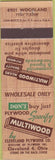 Matchbook Cover - Multiwood Plywood wood Cleveland OH