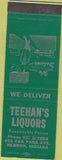 Matchbook Cover - Teehan's Liquors Hebron IN SAMPLE