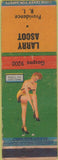 Matchbook Cover - Larry Ascot Providence RI pinup