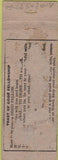 Matchbook Cover - Cities oil gas Georgia Florida Camp Kingsland GA WEAR