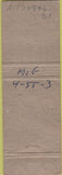 Matchbook Cover - Riverhead Inn Long Island City NY pinup WEAR cactus