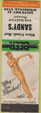 Matchbook Cover - Sandy's Springville UT pinup WEAR