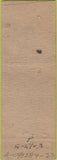 Matchbook Cover - Sandy's Springville UT pinup WEAR