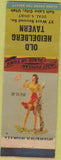 Matchbook Cover - Old Heidelberg Tavern Salt Lake City UT pinup