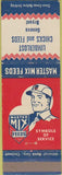Matchbook Cover - Lumberlock Chicks Feed Geneva Bryant OH? Master  Mix Feed