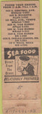 Matchbook Cover - Pete's Fish  and  Chips Tempe Mesa AZ WORN hamburgers