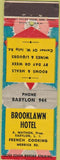 Matchbook Cover - Brooklawn Hotel Babylon LI NY