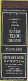 Matchbook Cover - Riverview Hotel Danville PA