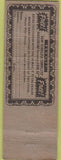 Matchbook Cover - New Home Sewing Machines Moorhead MN WORN