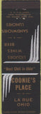 Matchbook Cover - Coonie's Place La Rue OH