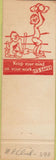 Matchbook Cover - Monsanto Plastic Plant Springfield MA