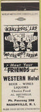 Matchbook Cover - Western Hotel Nasonville RI
