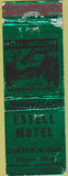 Matchbook Cover - Estell Motel Custer SD WORN