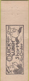 Matchbook Cover - Wahlstrom's Dining Room Marquette MI