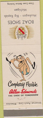 Matchbook Cover - Allen Edmonds Shoes Boaz Shoes  Muskegon Big Rapids MI