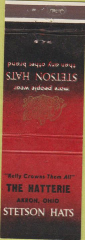 Matchbook Cover - Stetson Hats Akron OH